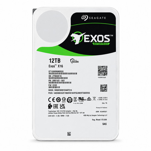Seagate 12tb exos x16 - 12tb,
