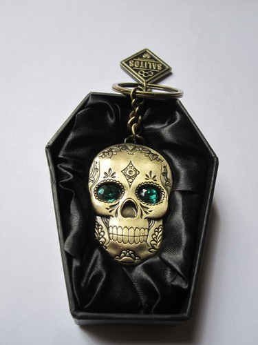 Salitos skull keyring - salitos,