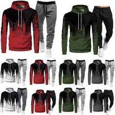 Herren Hoodie Tracksuit Set
