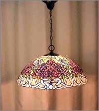Edel Tiffany Lampe Tiffanylampe Deckenlampe Decken Lampe Hängelampe GN125