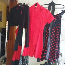 rockabilly kleider set mit