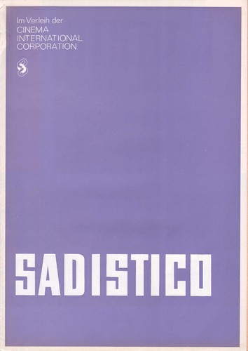 Sadistico werberatschlag - -,