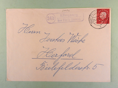 Bund brief landpoststempel - bund,