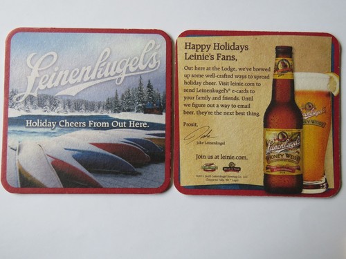2011 beer coaster - beer,