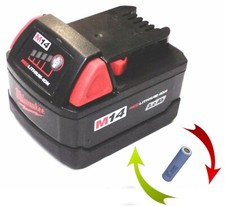 Akkureparatur Zellentausch für Original Milwaukee  Akku 14,4 V -mit  4.0 Ah M14 