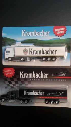 Krombacher set laster truck - krombacher,