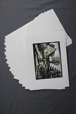 20x Richard Huber Holzschnitt Dachauer Land Landschaft Stadt Dachau