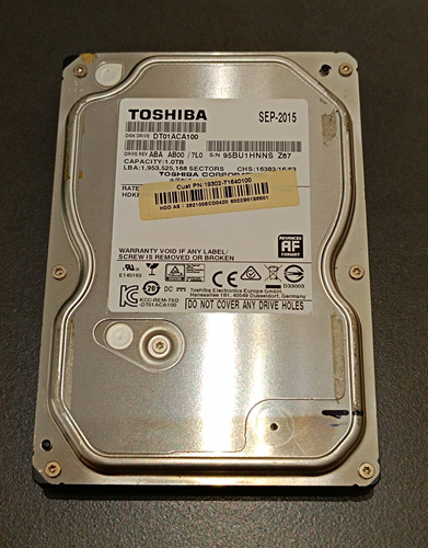 Toshiba festplatte 1tb - festplatte, 3,5"