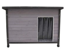 Moderne Holz-Hundehütte mit