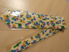 Farbenfroher Schlips mit Blümchenmuster, Neu, Unbenutzt in Originalverpackung