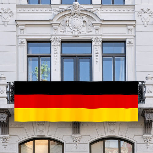 Deutschland xxl balkonfahne - deutschland,