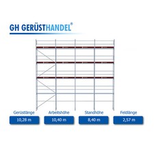 Fassadengerüst Baugerüst mit