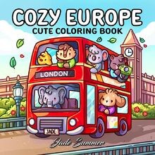 Cozy europe cute coloring - europe:,