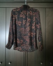 Bluse Chiffon Kragen Boho