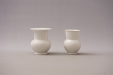 KPM Berlin Porzellan Vase weiss kleiner Fidibus und Halle