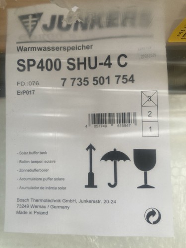Junkers bosch pufferspeicher - bosch,