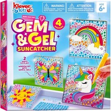 Bastelset Mädchenset Kinder Fenster Schmetterling Weihnachten Geschenk