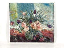 *ÖLGEMÄLDE ROLAND LADWIG BLUMENSTRAUß 1980-1991 EXPRESSIONISMUS