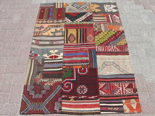 Türkischer patchwork kelim - türkischer,