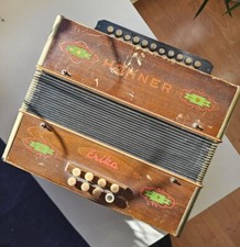 Hohner Club Modell Erika Akkordeon, Knopfarkkodeon, Tasteninstrument 