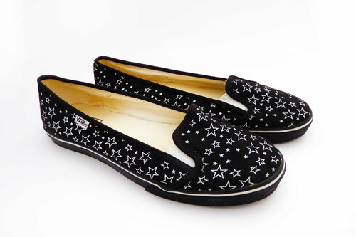 Vans ballerinas sterne schwarz - ballerinas,