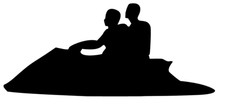 Jetski Aufkleber Sticker Auto