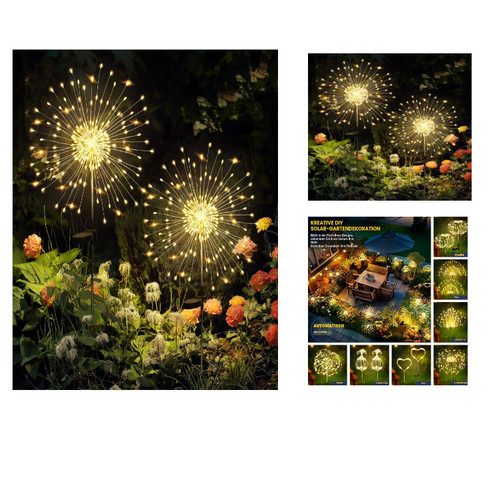 Solarleuchten stück 120 led - solarleuchten,