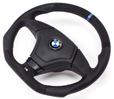 Abgeflacht ALCANTARA Lederlenkrad für BMW M3 E46 Mit AIRBAG Steering Whee BLAU