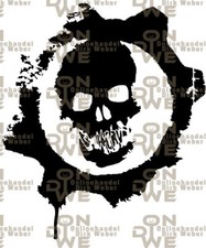 Aufkleber "Skull 18" groß