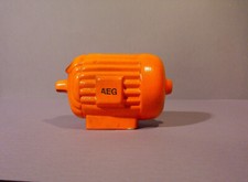 AEG 3 Elektromotor AM80 als Sparschwein, seltene AEG Motor AM 80 Spardose