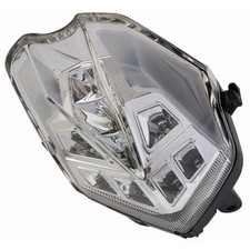 Transparent LED headlight