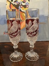 Bleikristall-Sektgläser