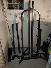 Half Rack Titanium Strength und Bumper Plates + Hantelstange Sporttrend 24