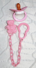 Schnuller Rosa mit Kette