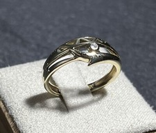 585 Gold Ring Mit Brilliant 0,015ct Gelbgold 14 Karat Gr. 55 Damen Ring