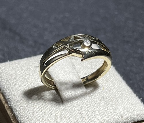 585 gold ring mit brilliant - 585,