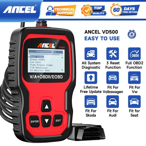 Ancel vd500 fit - vd500, vag
