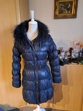 Milestone Daunen Jacke Mantel mit Echtfell Gr.  38
