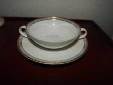 Suppentasse mit Untere Rosenthal Form 2000 Gala blau