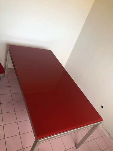 Glas esstisch rot optional mit - glas,