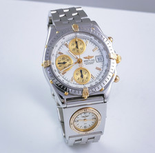 Breitling Chronomat Stahl Gold Herrenuhr mit UTC Automatik Zertifikat