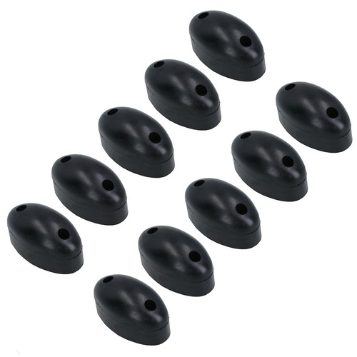 Oval gummipuffer - 38, mm