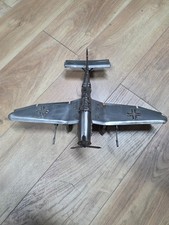 Metall Kunst Deko Flugzeug JU 87 Handarbeit STEEMO  / STUKA