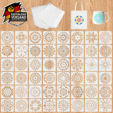 Mandala schablonen set - mandala, 48