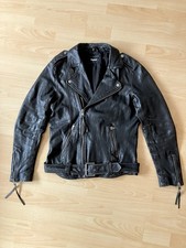 Tigha Lederjacke S Schwarz