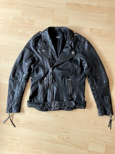 Tigha lederjacke schwarz - tigha,