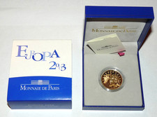 Europa 2003 Frankreich  Gold Münze 20 euro 1/2 Oz PP proof MdP france ovp