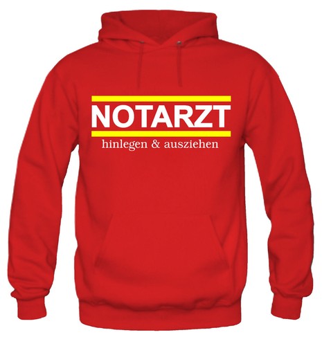 Notarzt kapuzenpullover - kapuzenpullover, |