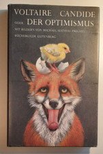 Voltaire: CANDIDE oder DER OPTIMISMUS. Bilder v. M M. Prechtl, signiert