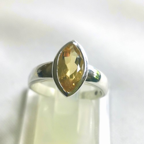 Ring mit citrin - citrin,, 925er